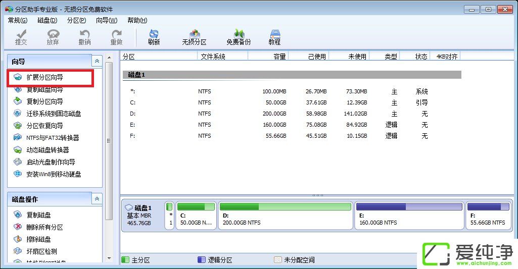 win7系统怎样扩大c盘空间