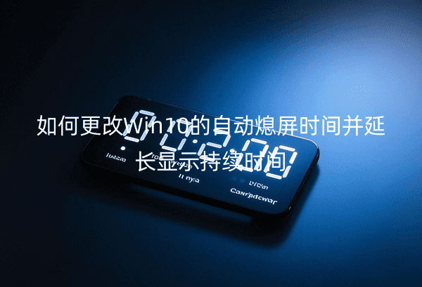 如何更改Win10的自动熄屏时间并延长显示持续时间
