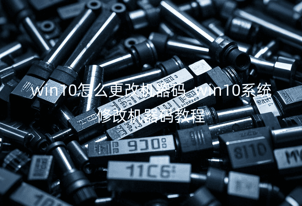win10怎么更改机器码_win10系统修改机器码教程