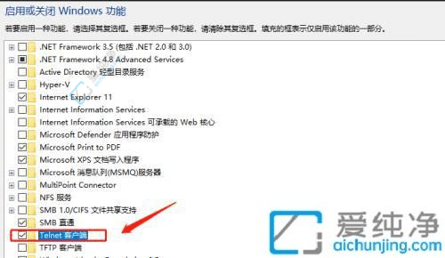 Win10如何轻松启用Telnet功能的方法步骤