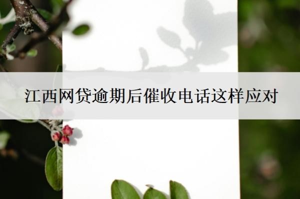 江西网贷逾期后催收电话这样应对？永远不接催收电话后果是什么？